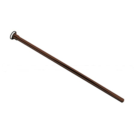 Westbrass 3/8" x 12" Flat Head Toilet Supply Riser D123-12